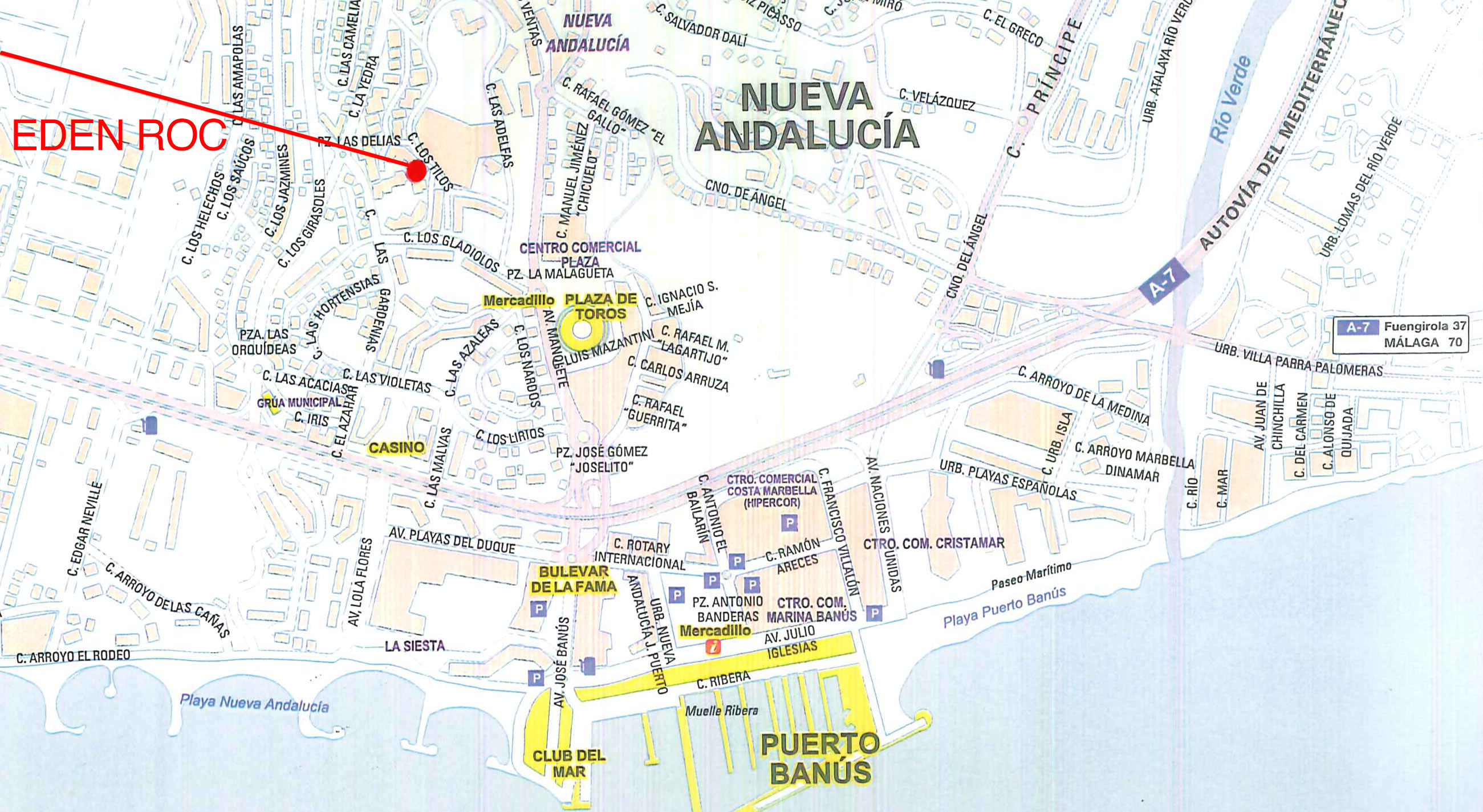 Eden Roc Location